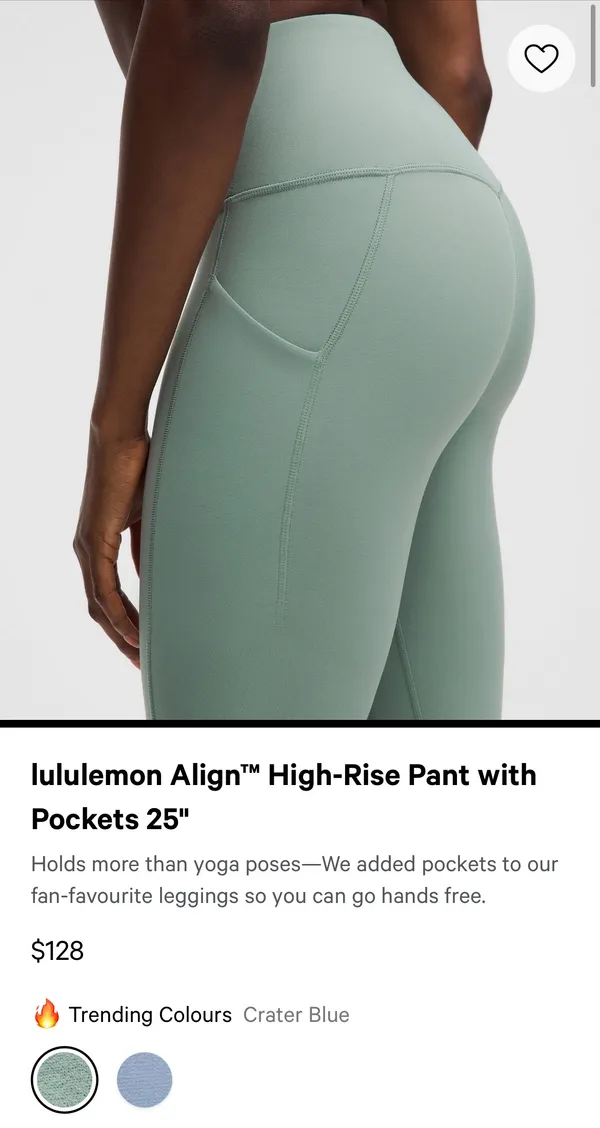 Lululemon Align Leggings w/ Pockets 25” - Image 6