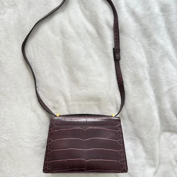 Brown Shoulder Bag Croc JW PEI - Image 5