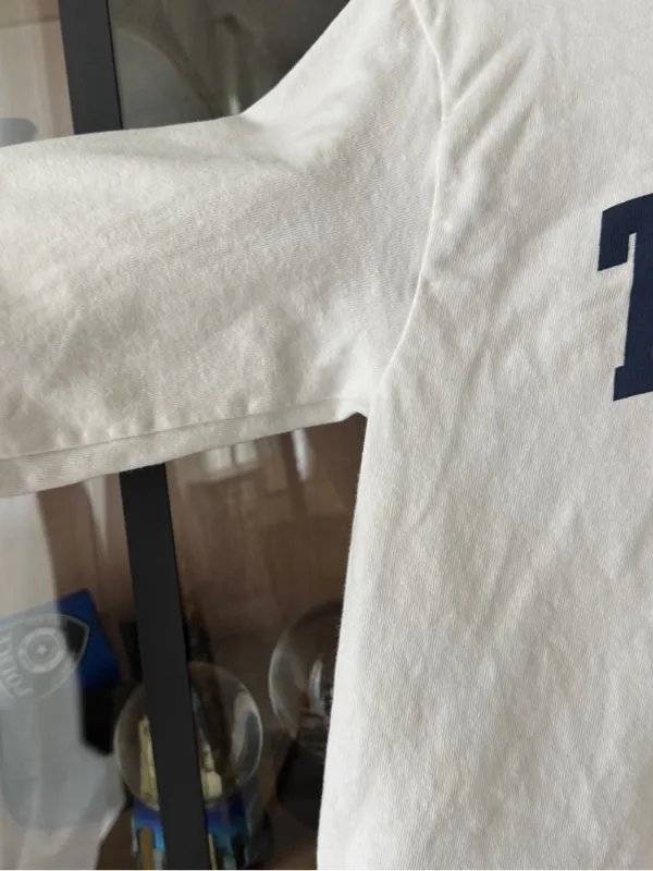 Brandy Melville Texas long sleeve tee crewneck pullover sweatshirt varsity navy - Image 5