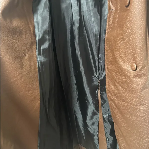 Chocolate Brown Trench Coat - Image 6