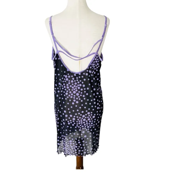 SECRET TREASURES Polka Dot Babydoll Chemise - Image 3