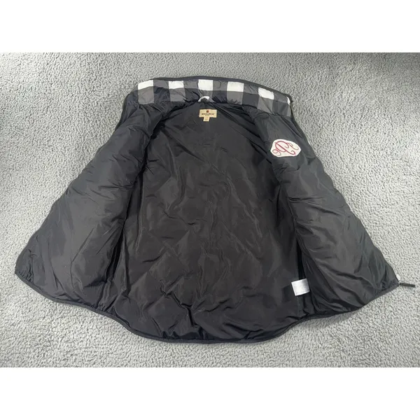 Woolrich Vest‎ Women Large Duck Down Plaid Quilted Puffer Full Zip Classic - Image 6