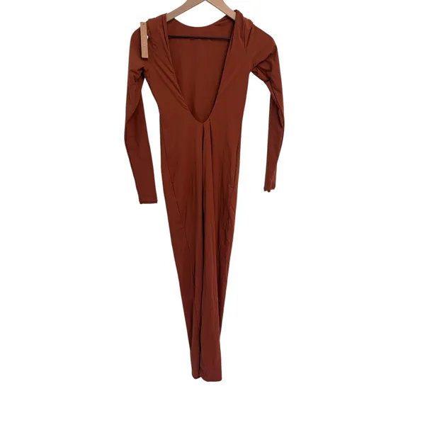 Skims fits everybody low back long dress - saffron Small NWT SOLD OUT - Image 5