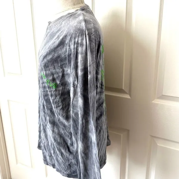 Urban Outfitters grey long sleeved authentic tie dye shirt - Image 3