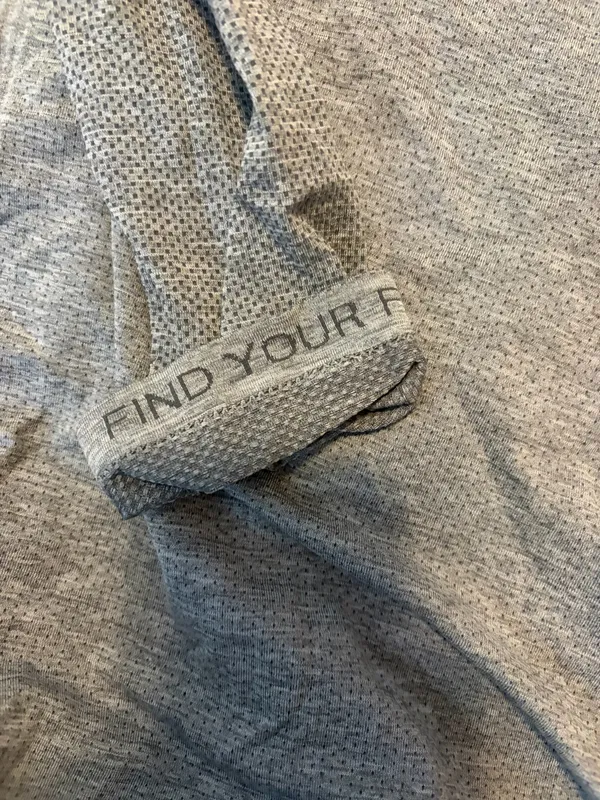 Lululemon gray workout long sleeve shirt - Image 7