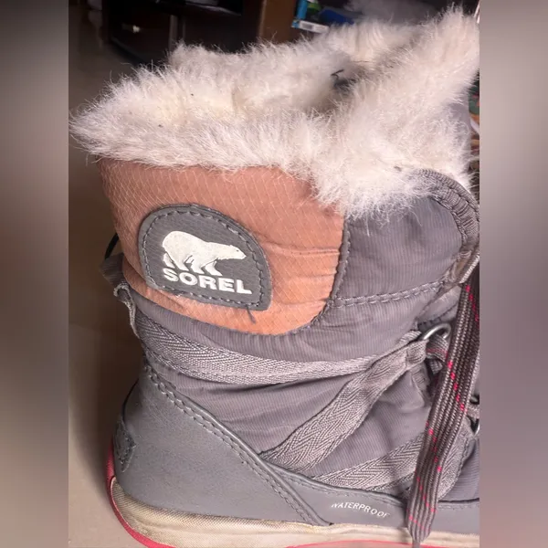 Sorel Whitney II Pink Grey Snow Water Proof Outdoor Hiking Rain Boots Size 10 - Image 11