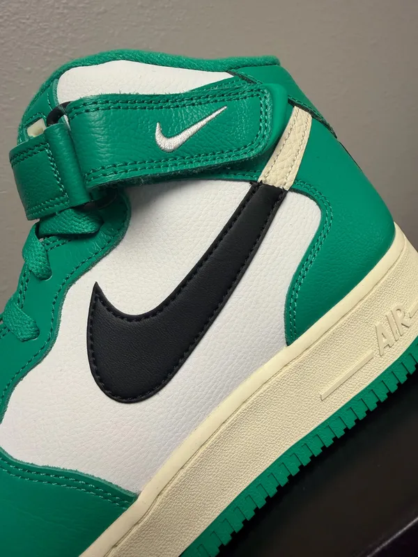 Nike Air Force 1 Mid ‘07 LV8 Split Green White Black DZ2554-100 Men’s 11 - Image 6