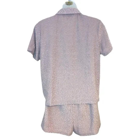 Como Sleep Women's Pink Pajama Set Size Small - Image 2