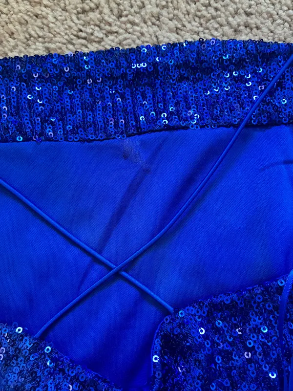 Windsor Homecoming Dress Sparkly Blue - Image 6