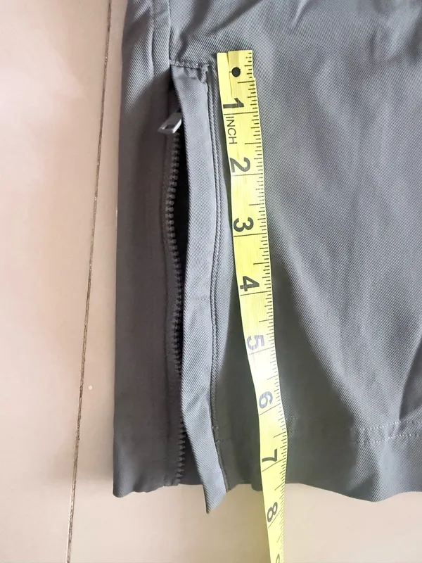 Alo Yoga Flip It Trouser Dark Cactus Check The Measurements Pocket Zipper - Image 6
