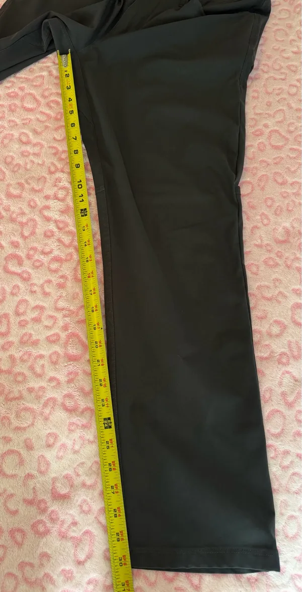 Lululemon Men's ABC Classic-Fit 5 Pocket Pant Warpstreme Obsidian Size: 33 - Image 9