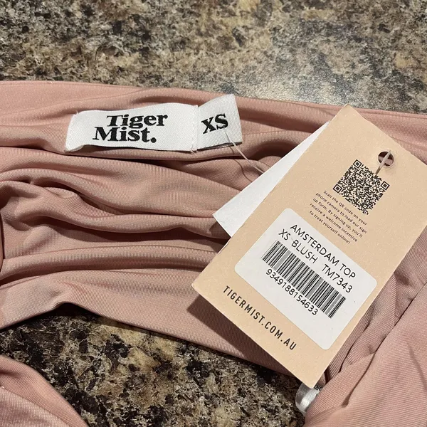 NWT Tiger Mist Crop Top Y2K Fairy Coquette Soft Girl Cottage Romantic Pink XS - Image 2