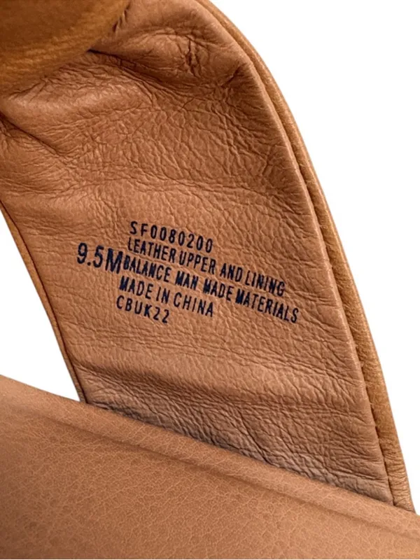 Like New Sofft Leather Essie Sandals Tan Size 9.5 - Image 6