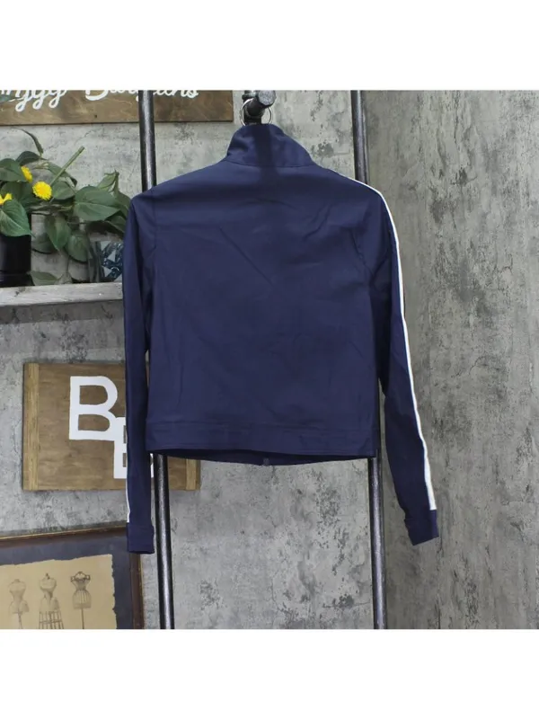 Wild Fable Womens Full Zip Track Jacket 94459392 Navy Blue 2XS - Image 2