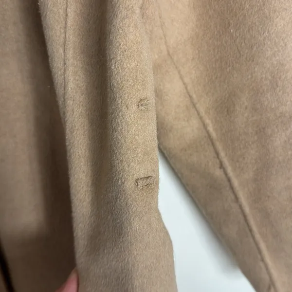 Gap ladies oversized wool blend car pea coat size XL with pockets - Image 8
