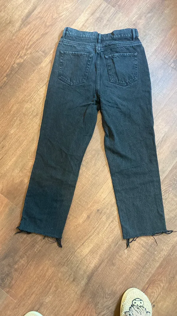 High Waisted Black Jeans - Image 3
