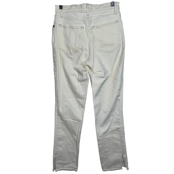 Abercrombie & Fitch 90s Straight Ultra High Rise Cream Off White Jeans Size 26 2 - Image 3