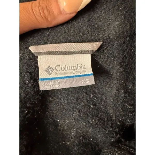 Columbia Sportswear Black Button-Up Fleece Jacket Women’s XS - Image 8