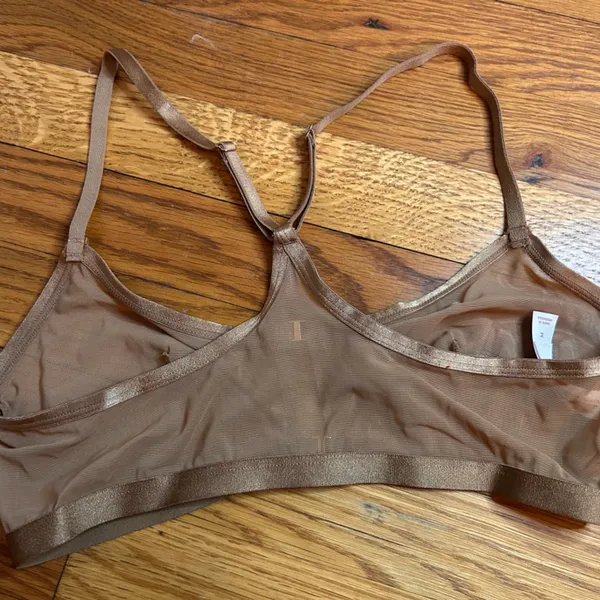 Auden Tan Mesh Bra Brown Size M - Image 3