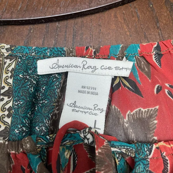 American Rag Multicolor Boho Blouse - Image 4
