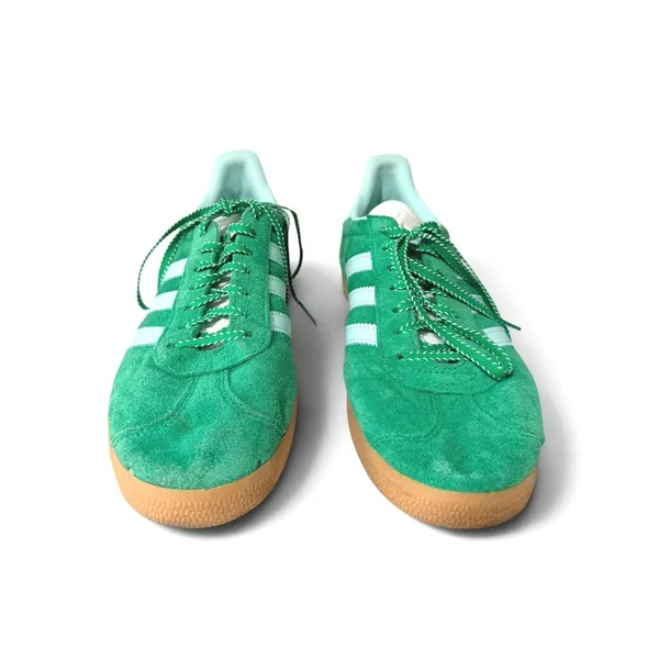 Adidas women's Gazelle green semi flash aqua Sneakers Size 10 - Image 3