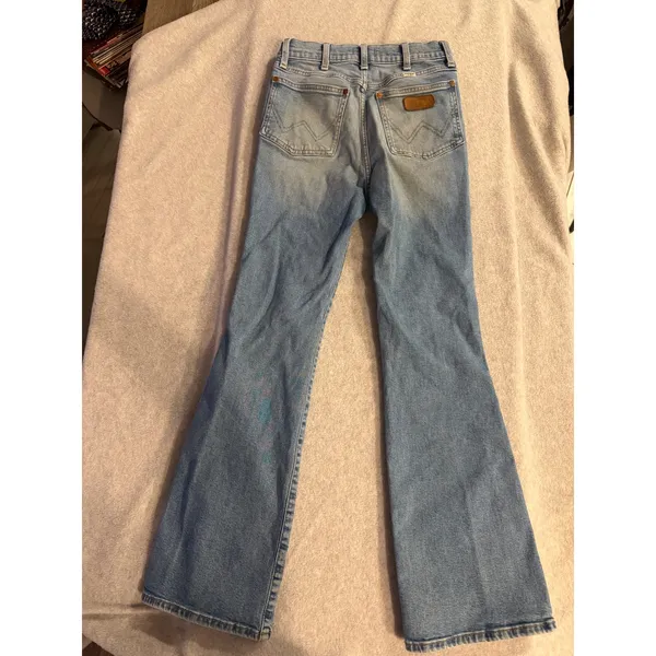 Wrangler Westward High Rise Bootcut Jeans Womens 27x30 Light Wash Denim 626 - Image 3