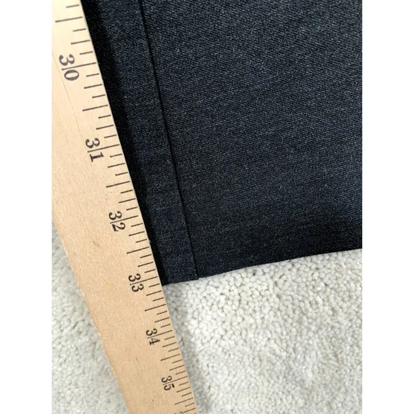 Cache Womens Stretch Pants‎ Size 6 Mid Rise Dark Gray Boot Cut Dress Casual - Image 7