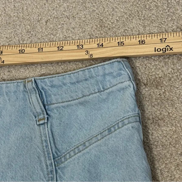 Free People We the Free Florence Flare High Waist Jeans Size 31 Light Wash Boho - Image 7