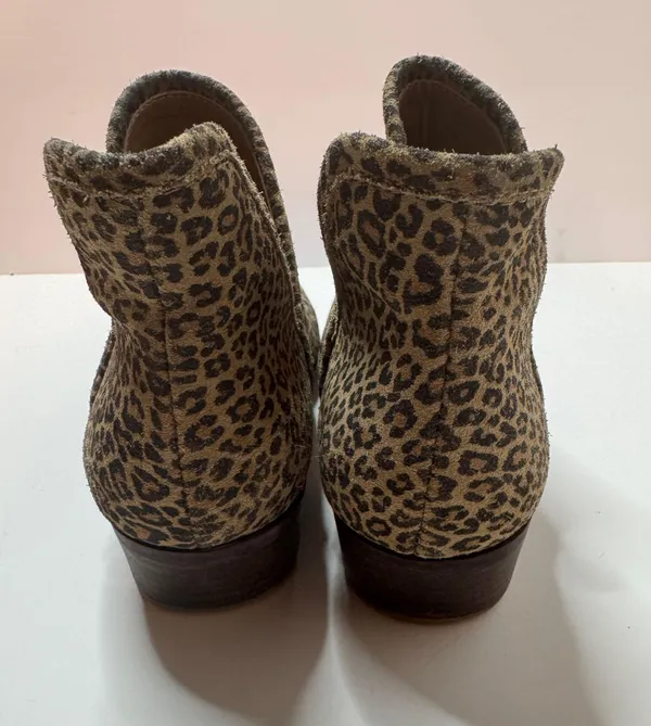Baley Animal Print Ankle Boots Size 7.5M - Image 3