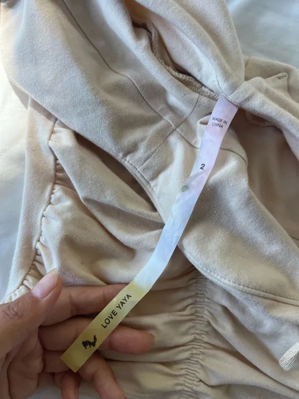 Corset like top Tan Size 2 - Image 5