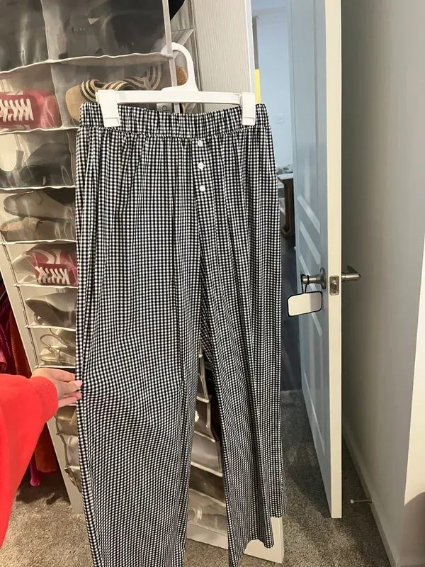 American Threads Plaid Pants - Image 2