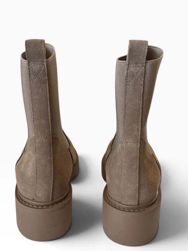 BLONDO Frankie Waterproof Chelsea Boot Taupe Suede Size 8 - Image 5