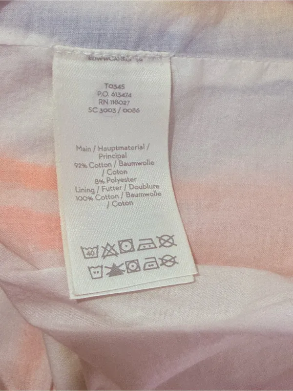 Boden Cathy Midi Skirt Multicolor Stripes Lined Size 6 White - Image 12