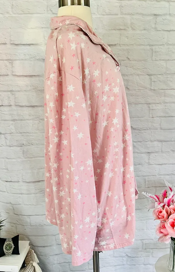 Pink Starry PJ Top Size 3X - Image 5