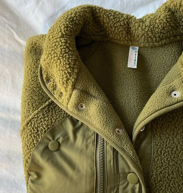 Movement Hit The Slopes Fleece Jacket | Army Green - Image 6