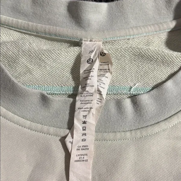 Lululemon Perfectly Oversized Sweater Green Fern Size 20 - Image 3