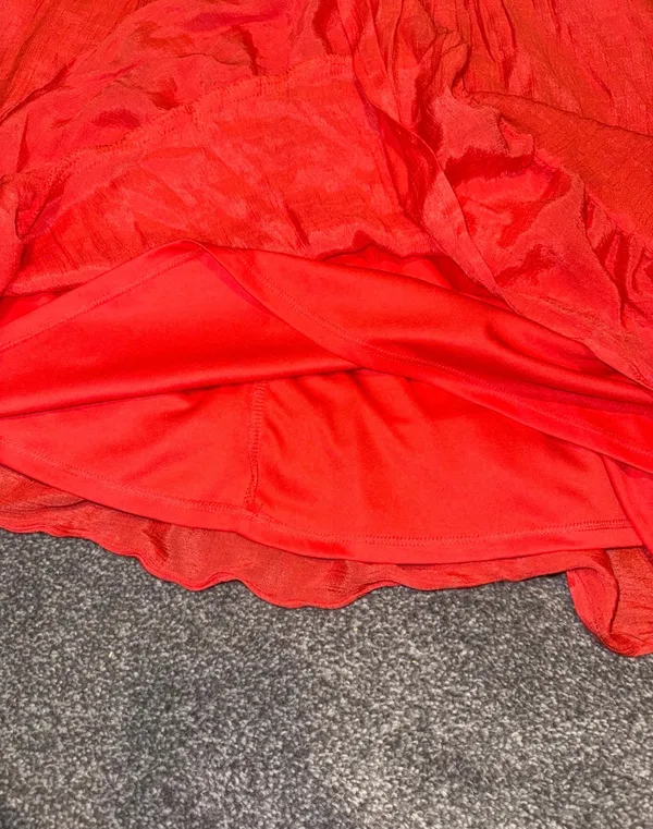 As You Wish Orange/ Coral Dress - Image 3