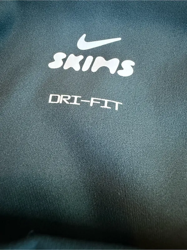 NikeSKIMS Dark Teal Matte Leggings High Waist Inch Workout Way Large Women's NWT - Image 10