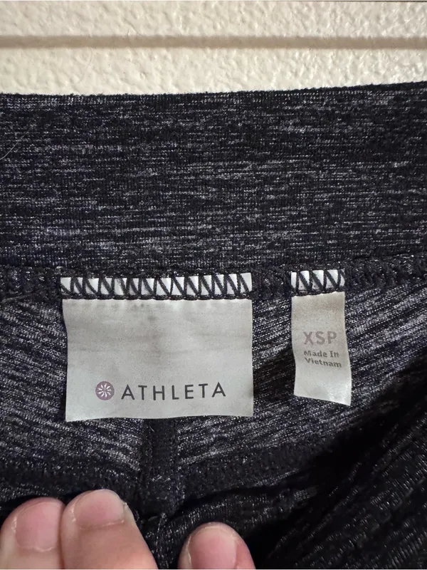 Athleta Black Flare Wide-Leg leggings - Image 2