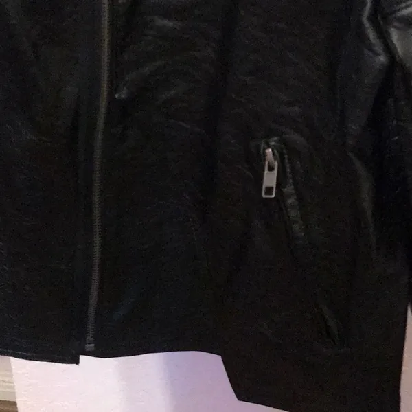 Jacket faux L Black Size L - Image 5