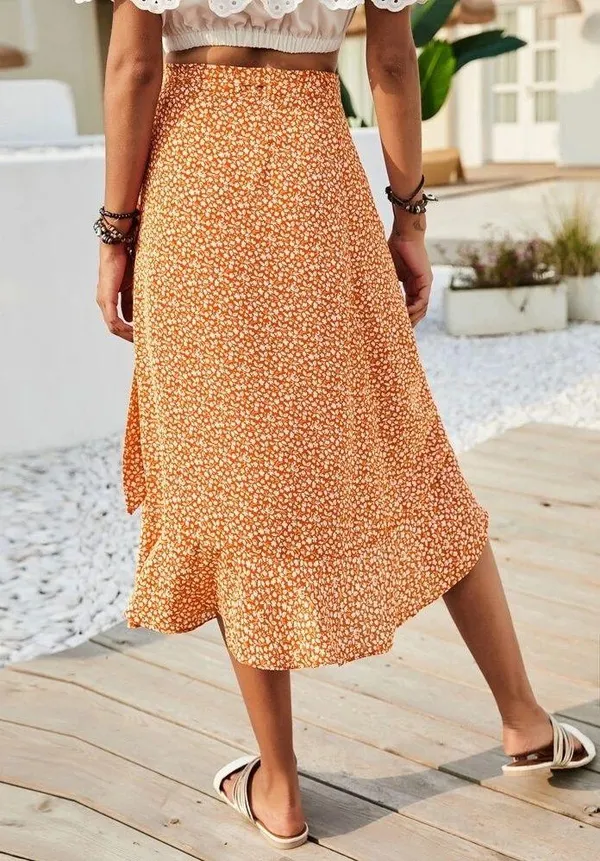 SheIn side tie midi skirt - Image 2