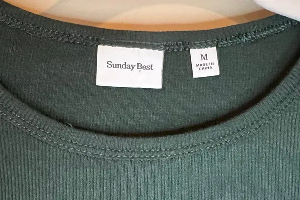 Aritzia Sunday Best Bliss Cropped Long Sleeve - Image 3
