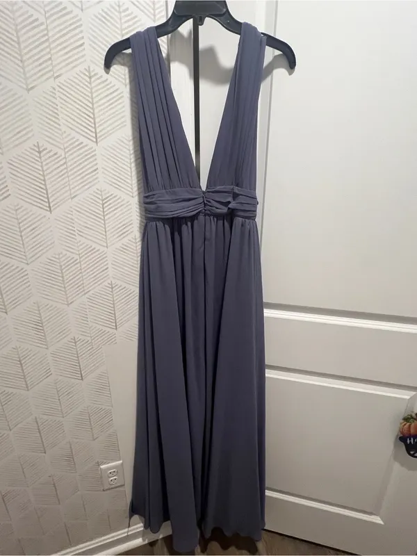 Lulus Heavenly Hues Denim Blue Maxi Dress - Image 9