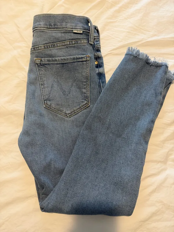 MOTHER Denim the tomcat ankle fray in color kitty corner - Image 4