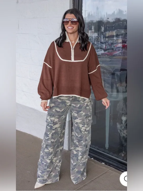 NWOT Hidden Jeans Camo Cargo Pants Green Brown 29 - Image 2