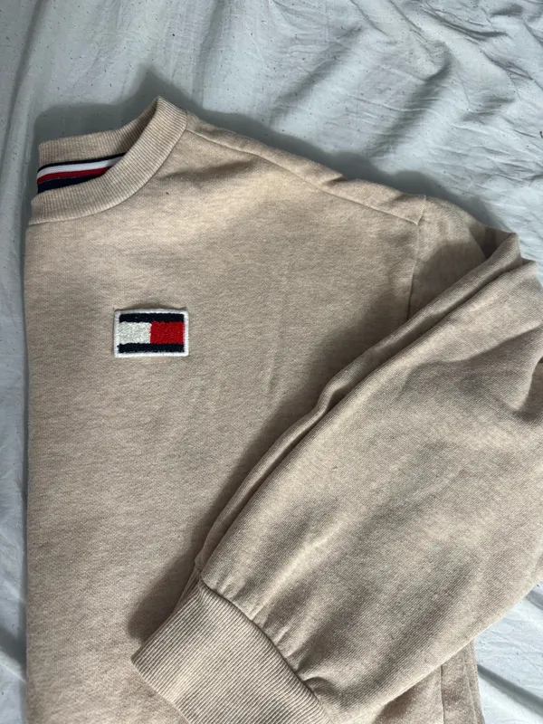 Tommy Hilfiger Beige Crew Neck S - Image 2