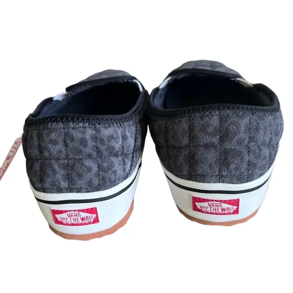 VANS NEW Unisex Slip Er Asphalt Marshmallow Leopard Print Shoe Size 7 or 9 #147 - Image 5