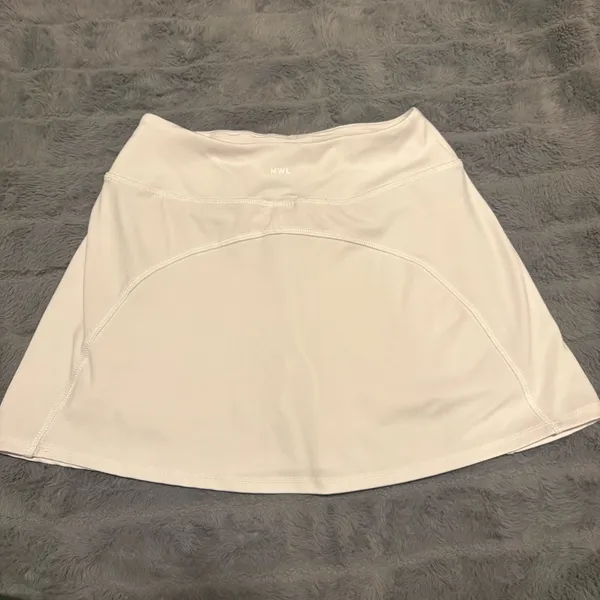 Madewell MWL White Athletic Skort XS Built-In Shorts Active - Image 2