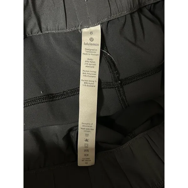 Lululemon On The Fly Pant *28” - Incognito Camo Multi Grey / Coal / Size 8 - Image 4