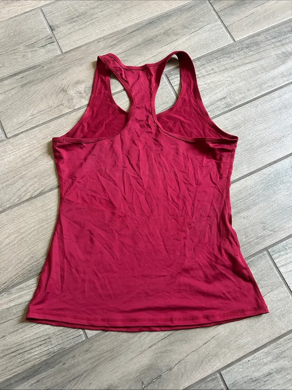 Women’s Racerback Tank Top - Berry Red - Image 3